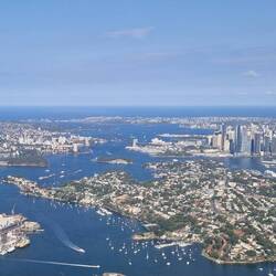 Sydney aus dem Flieger