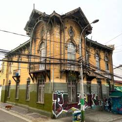 Wonderful architecture and lots of graffiti
