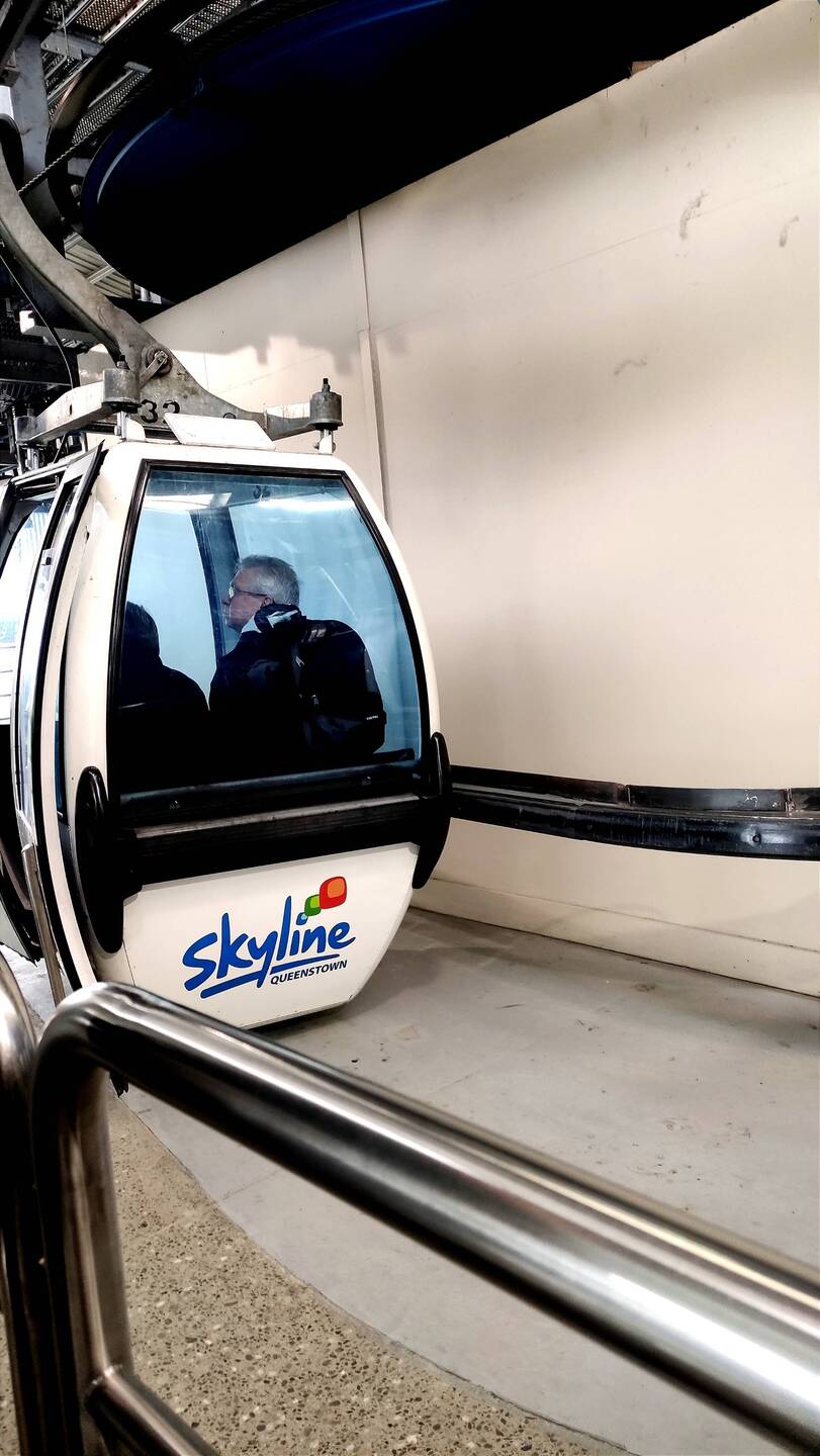 Los geht's mit der Gondelfahrt.