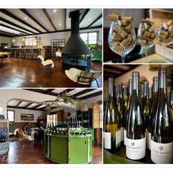 Inside the tasting facility and shop ... Casa Marin — Lo Abarca, Chile.