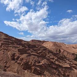 Ruins of the former civilization in Pukará de Quitor