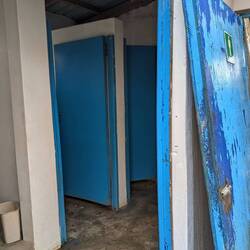 die Sanitäranlagen waren heute etwas einfacher gehalten 🫢