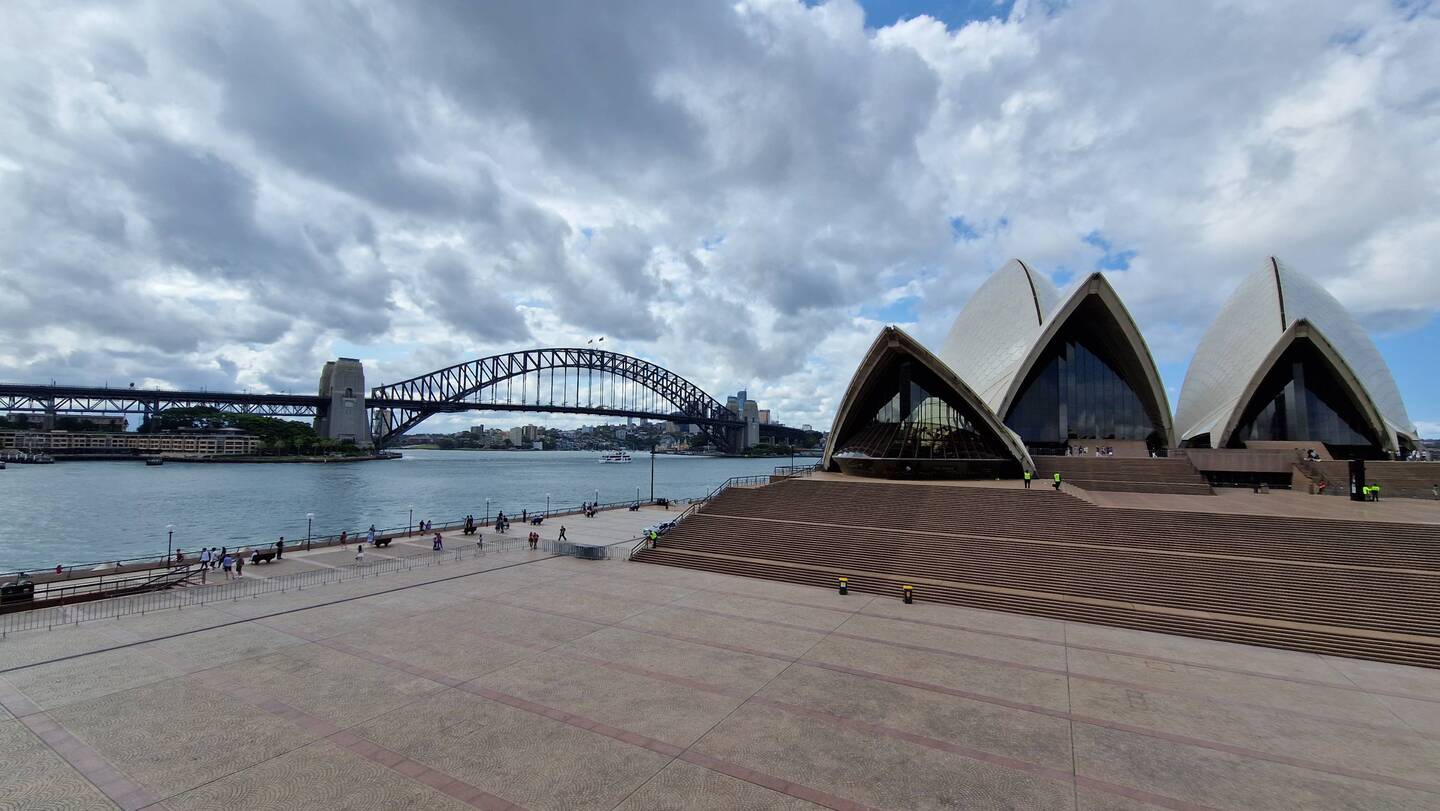Harbour Bridge und Oper von Sydney