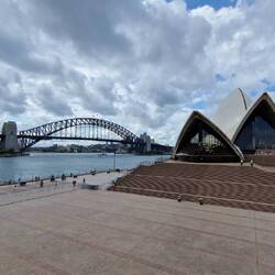Harbour Bridge und Oper von Sydney