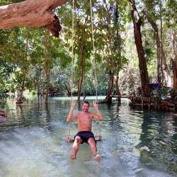 Eine kurze Abkühlung darf natürlich nicht fehlen 🐳