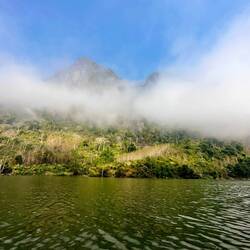 La brume du matin se dissipe