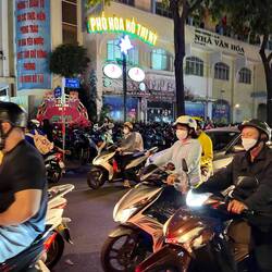 Some of the zillions of motorbikes