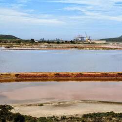 Salzgewinnungsanlage vor Port Elisabeth