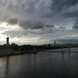The view from our Tube station going back to the apartment