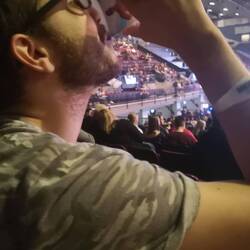 Drinking up for the show