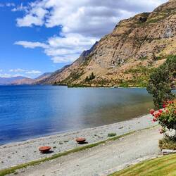 Wahnsinns Aussicht von hier auf den Whakatipu See 😊