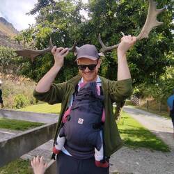 Ein Papa mit Geweih 🦌