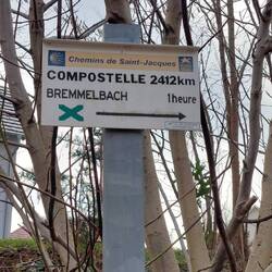 Wir sind erstmal nur bis Bremmelbach gegangen!😁