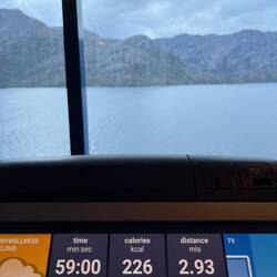 Treadmill view was lovely