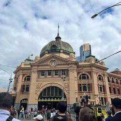 Flinders street station von außen
