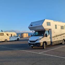 Unser Schlafplatz in Yecla