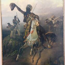 Верне. Араб, держащий голову убитого