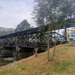 Brug over de Río Santa Bárbara.