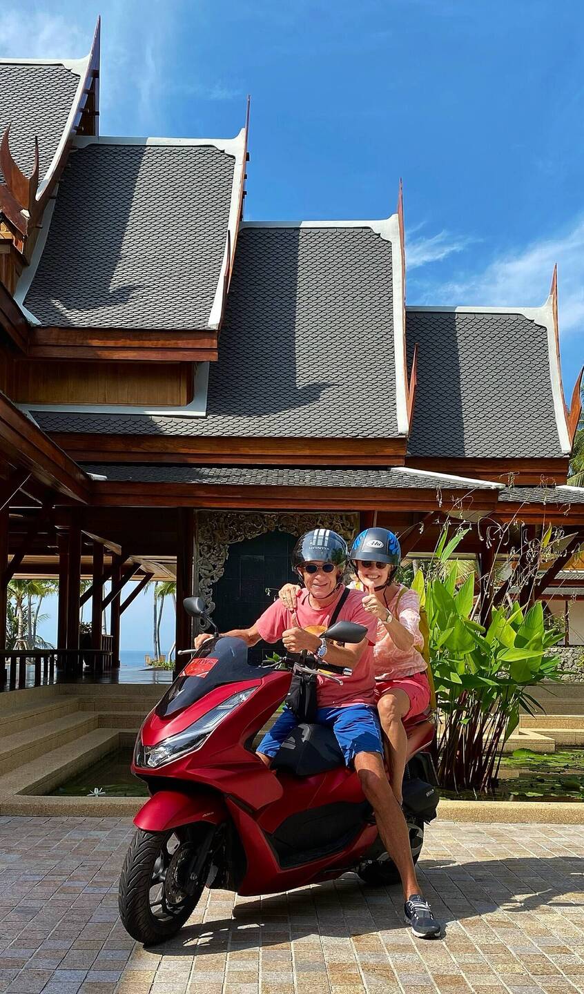 Und ab geht's an die Surinbeach!