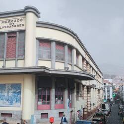 Alte Obst, Gemüse und Fisch Markthalle