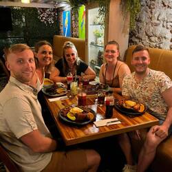 Ryan, Ellen, ich, Mary und Nicolas