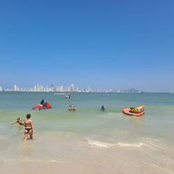 Von weitem ganz nett - Blick auf das neuere Cartagena