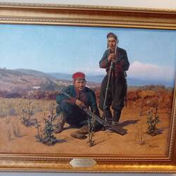 Поленов. Два турецких солдата. Турецкий аванпост