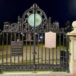 One of the entry points to Boston Common