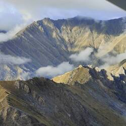 Berge und Wolken Mix.
