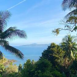 Diese Aussicht von unserer "Villa" in Phuket