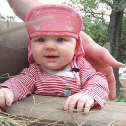 Damit ist die kleine super glücklich :)