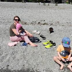 Und nun Sonne tanken.