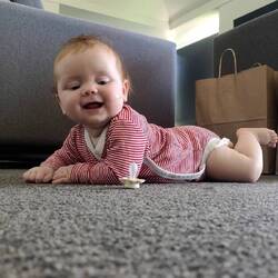 Marie war so glücklich sich endlich wieder ausbreiten zu können.