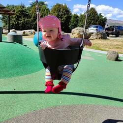 Juhuuu schaukeln :) endlich in Wanaka angekommen.