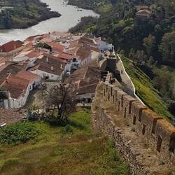 Unten der Rio Guardiana