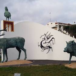 Schönes Tierdenkmal in Alcoutim