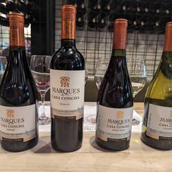 The wines we had at the second tasting