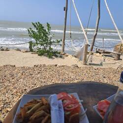 Mittagessen mit bester Aussicht