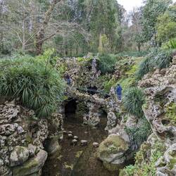 Waterfall at Quinta da Regaleira