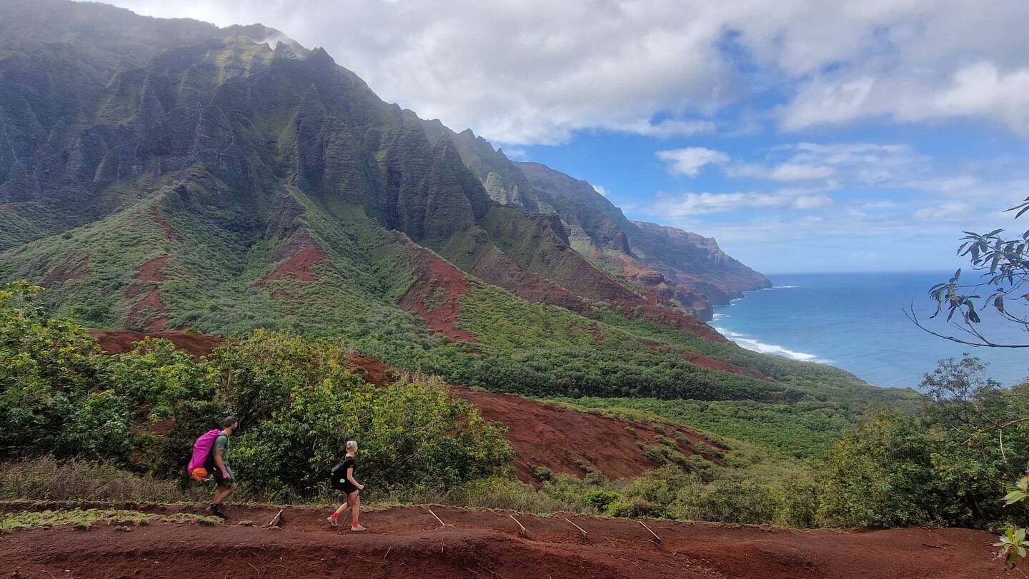 Unser Weg in traumhafter Landschaft