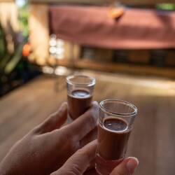 Kakao-Gewürz-Pfeffer-Drink zum Ausprobieren... Naja😂