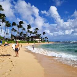Surfsession am Kiahuna Beach