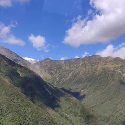 Und wieder in der Luft mit traumhafter Aussicht.