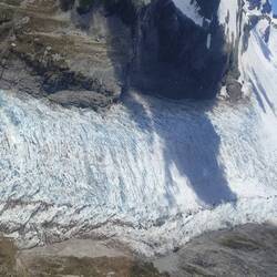 Da ist schon der Franz Josef Gletscher.