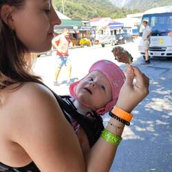 Yummy Eis. Marie, die kleine Schlemmerbacke wollte auch... :)