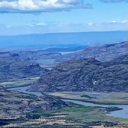 Blick Richtung Süden; den Lago General Carreras im HIntergrund