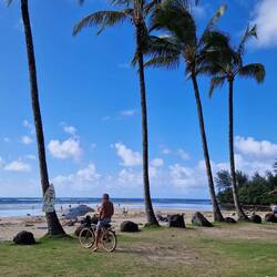 Beach vibes an der Hanalei Bay