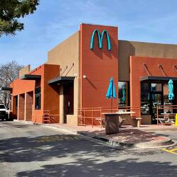 The only McDonalds in the world that doesn't have a golden M