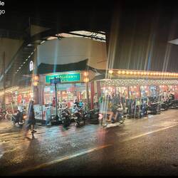 Hat Yai at night. I borrowed this one, which captures the area perfectly.