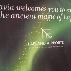 Willkommensgruß in Kittilä